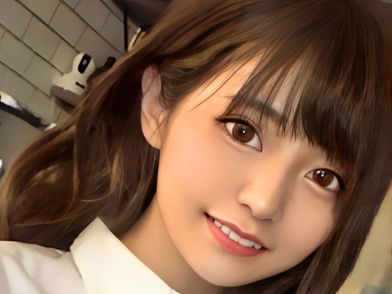 【カフェ店員の裏バイト】 美尻美女がフェラでご奉仕！ チンポに飢えた素人娘がお客様のザーメンを口内で受け止める♡