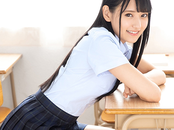 【黒髪JKの教室エッチ】『ダメ…先生…』清楚系美少女が教室でオッパイ揉まれ、硬いチンポをフェラさせられ、生ハメされて顔射されちゃう！！